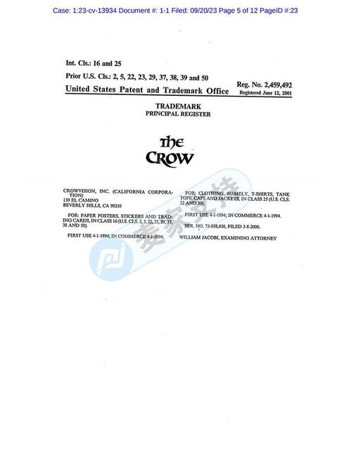 美國tme律所代理the crow烏鴉商標(biāo) 版權(quán)再回歸,跨境賣家速排雷